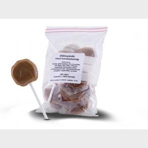 Slikkepinde, karamelsmag 10 stk.