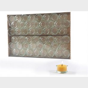 Glasskle til fyrfadslys