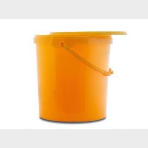 Plastikspand Gul 25 kg.