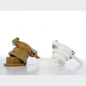 Tappehane, Hvid plastic 40mm