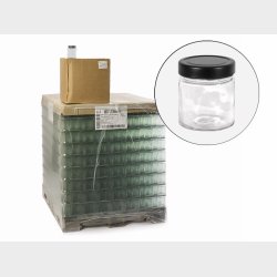 Glas 250g inkl. metallg 3432 stk