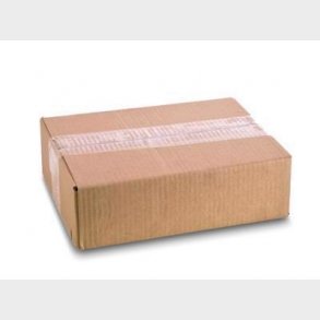 Karton til 250 g.Rund glas, Tapeluk