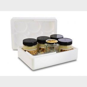 Forsendelseskasse i flamingo