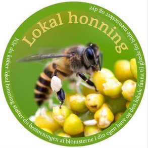 Till�gsetiketter 200 stk Lokal Honning