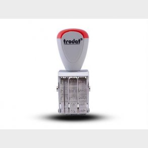 Dato stempel til pude